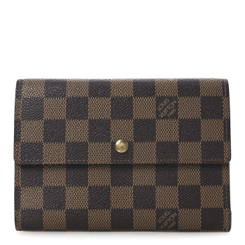 LOUIS VUITTON Damier Ebene Porte Tresor Etui Papier Wallet LOUIS VUITTON Damier Ebene Porte Tresor Etui Papier Wallet