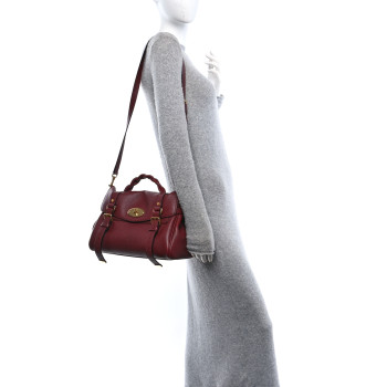 MULBERRY Heavy Grain Medium Alexa Crimson