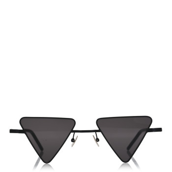 SAINT LAURENT Metal Triangle Zoe Sunglasses SL300 Black