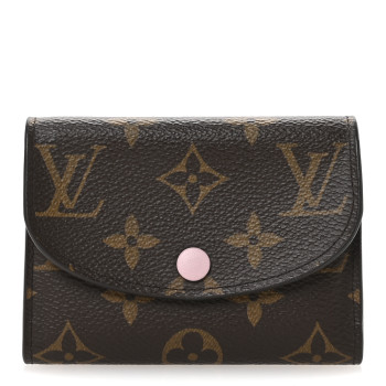 LOUIS VUITTON Monogram Rosalie Coin Purse Rose Ballerine