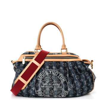 LOUIS VUITTON Denim Raye Cabas GM