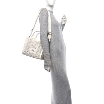 MARC JACOBS Crystal Canvas Small The Tote Bag White