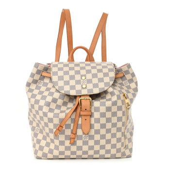 LOUIS VUITTON Damier Azur Sperone Backpack