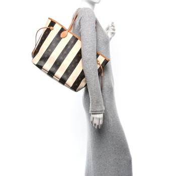 LOUIS VUITTON Monogram Rayures Neverfull MM