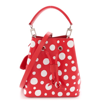 LOUIS VUITTON LV X YK Epi Neonoe BB Rouge White