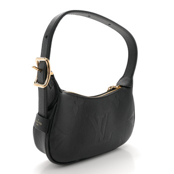 LOUIS VUITTON Empreinte Monogram Mini Moon Black
