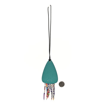 HERMES Togo Silk Petit H  Squid Bag Charm