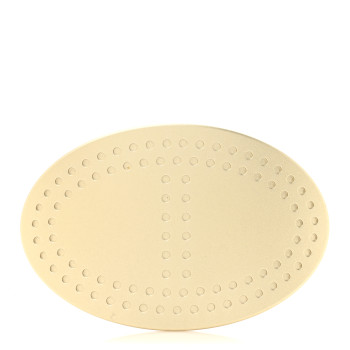 HERMES Aluminium Perforated Chaine d'Ancre Hair Clip Gold