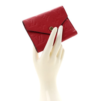 LOUIS VUITTON Empreinte Zoe Wallet Scarlet LOUIS VUITTON Empreinte Zoe Wallet Scarlet