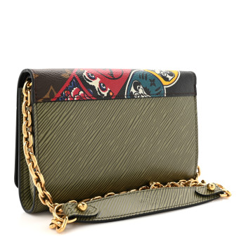 LOUIS VUITTON Monogram Epi Kabuki Twist Chain Wallet