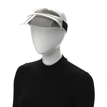 CHRISTIAN DIOR Mirrored DiorClub1 Sun Visor Silver