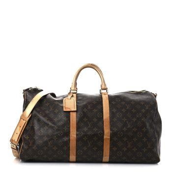 LOUIS VUITTON Monogram Keepall Bandouliere 55