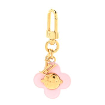LOUIS VUITTON Micro Vivienne Bag Charm Key Holder Rose
