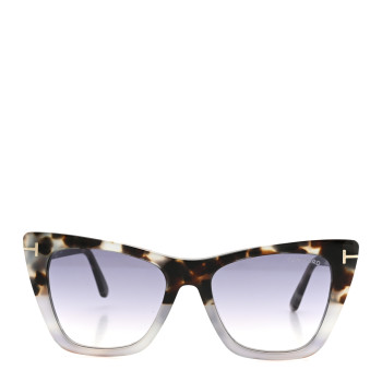 TOM FORD Acetate Poppy-02 Sunglasses TF845 Tortoise Grey