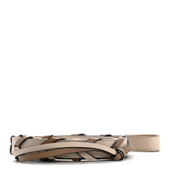 LOEWE Calfskin Braided Loop Strap Light Caramel Sand Multicolor