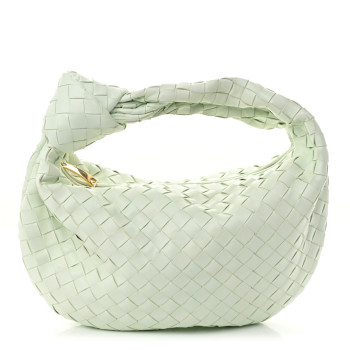 BOTTEGA VENETA Nappa Intrecciato Teen Jodie Hobo Glacier