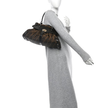 FENDI Zucca Medium Magic Bag Tobacco