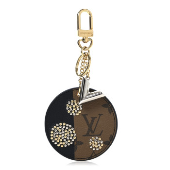 LOUIS VUITTON Reverse Monogram Night Lights Bag Charm Key Ring