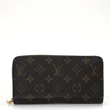 LOUIS VUITTON Monogram Zippy Wallet Coquelicot