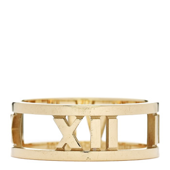 TIFFANY 18K Yellow Gold Atlas Open Ring 52 6