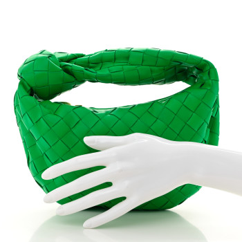 BOTTEGA VENETA Nappa Intrecciato Mini Jodie Parakeet