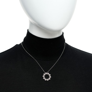 ROBERTO COIN 18K White Gold Diamond Barocco Pendant Necklace