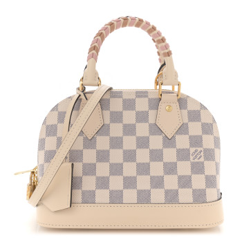 LOUIS VUITTON Damier Azur Braided Alma BB