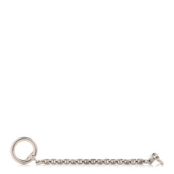 HERMES Palladium Carrousel 13mm Belt Buckle Silver