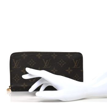 LOUIS VUITTON Monogram Zippy Wallet Coquelicot