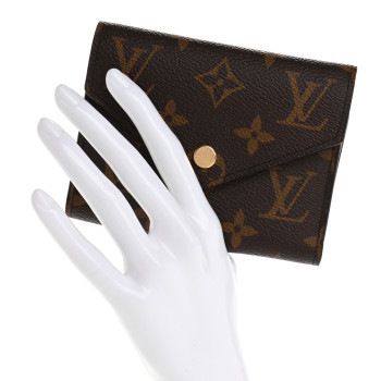 LOUIS VUITTON Monogram Victorine Wallet Rose Ballerine