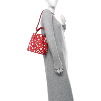LOUIS VUITTON LV X YK Epi Neonoe BB Rouge White