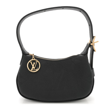LOUIS VUITTON Empreinte Monogram Mini Moon Black