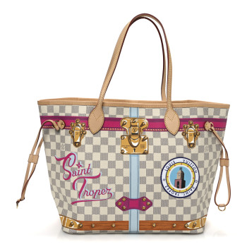 LOUIS VUITTON Damier Azur Summer Trunks Saint Tropez Neo Neverfull MM