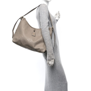 LOUIS VUITTON Empreinte Monogram Giant CarryAll MM Tourterelle LOUIS VUITTON Empreinte Monogram Giant CarryAll MM Tourterelle