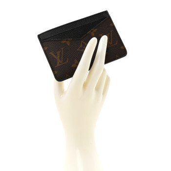 LOUIS VUITTON Monogram Macassar Neo Porte-Cartes Card Holder