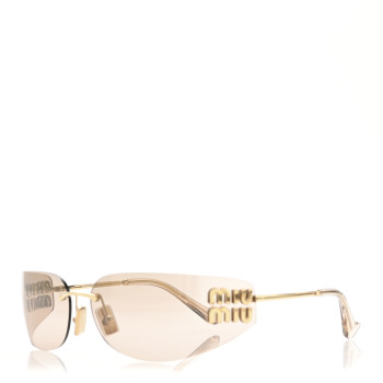 MIU MIU Metal Aube Sunglasses SMUA51 Gold