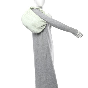 BOTTEGA VENETA Nappa Intrecciato Teen Jodie Hobo Glacier