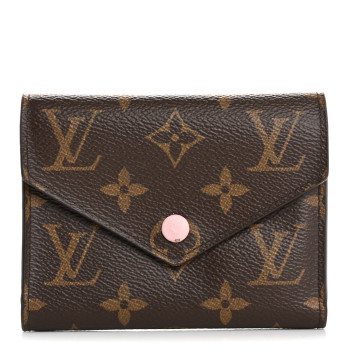 LOUIS VUITTON Monogram Victorine Wallet Rose Ballerine