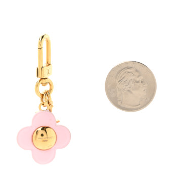 LOUIS VUITTON Micro Vivienne Bag Charm Key Holder Rose