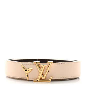 LOUIS VUITTON Monogram 20mm Pretty Reversible Belt 90 36 Beige