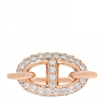 Hermes diamonds Farandole ring【関税込】 HERMES 18K White Gold Diamond New Farandole Ring 53 6.25