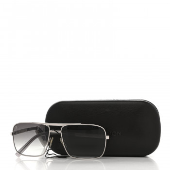 LOUIS VUITTON Attitude Sunglasses Z0260U Silver 977891