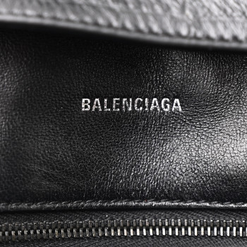 BALENCIAGA Extra Supple Calfskin Crocodile Embossed