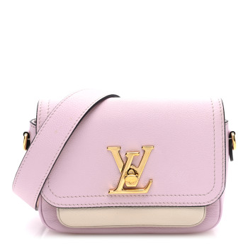LOUIS VUITTON Grained Calfskin Lockme Tender Rose Water