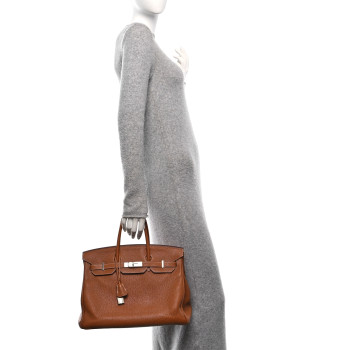 HERMES Togo Birkin 35 Gold