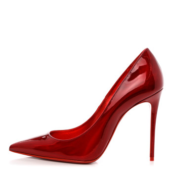 CHRISTIAN LOUBOUTIN Metallic Patent Psychic So Kate 100