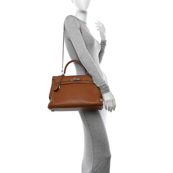 HERMES Taurillon Clemence Kelly Retourne 35 Gold