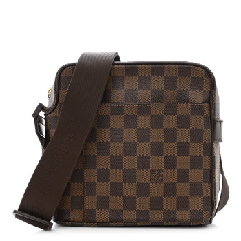 LOUIS VUITTON Damier Ebene Olav PM Messenger Bag