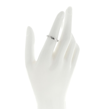 CHANEL 18K White Gold Mini Coco Crush Ring 52 6