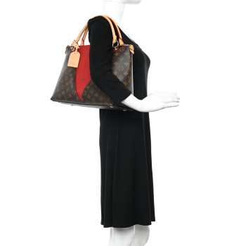 LOUIS VUITTON Monogram V Tote MM Cherry